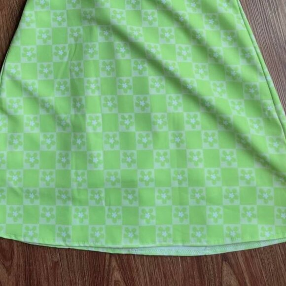 Green Mini Dress - Picture 3 of 3